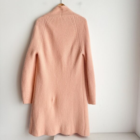 TSE Peach Pink Cashmere Long Cardigan M - Picture 4 of 5